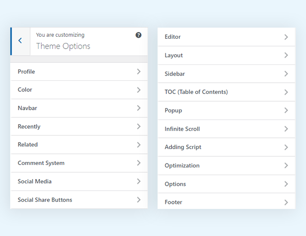 Theme Options - Simple & Easiest