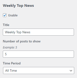 Weekly Top News