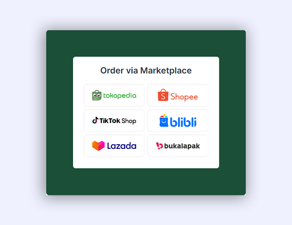 Order via Marketplace