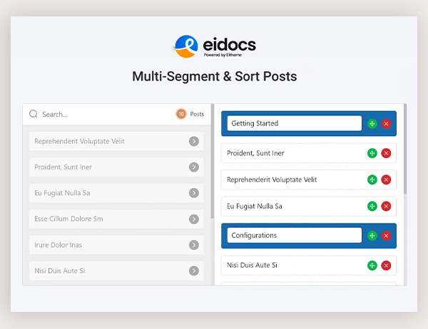 Multi-Segment & Sort Posts